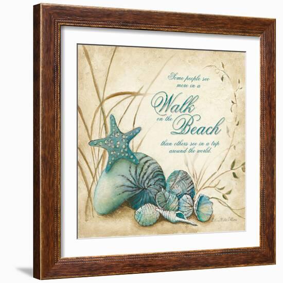 The Beach-Charlene Olson-Framed Art Print