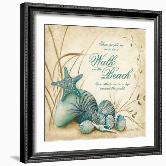 The Beach-Charlene Olson-Framed Art Print