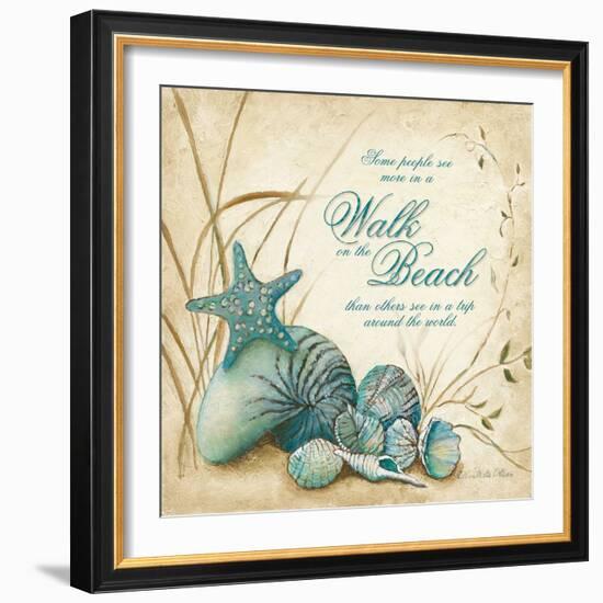 The Beach-Charlene Olson-Framed Art Print