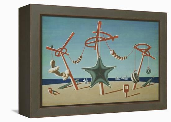 The Beached Margin-Edward Wadsworth-Framed Premier Image Canvas