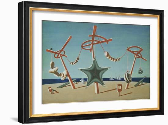 The Beached Margin-Edward Wadsworth-Framed Giclee Print