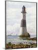The Beachy Head Lighthouse Stands on Rocks Offshore Below the Celebrated Cliffs-null-Mounted Photographic Print