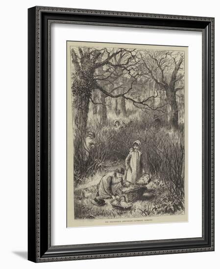 The Beaconsfield Anniversary, Gathering Primroses-null-Framed Giclee Print