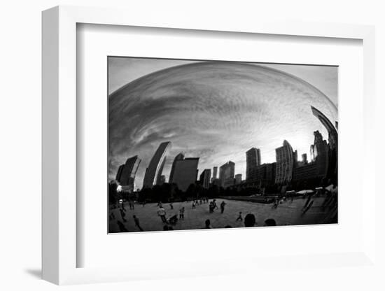 The Bean Chicago BW-Debra Van Swearingen-Framed Photographic Print