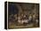 The Bean King (The Feast of the Bean Kin)-David Teniers the Younger-Framed Premier Image Canvas