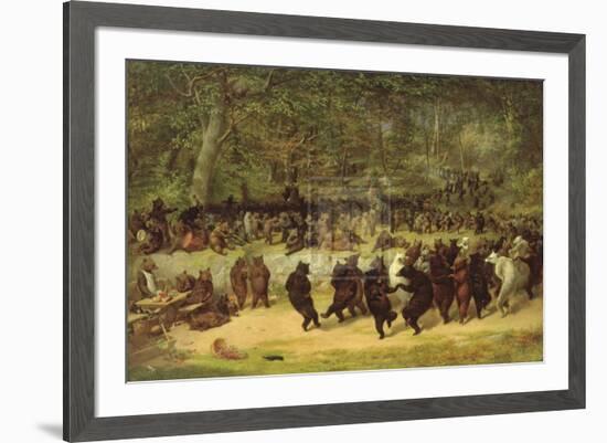 The Bear Dance-William Holbrook Beard-Framed Art Print