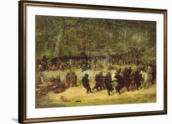 The Bear Dance-William Holbrook Beard-Framed Art Print