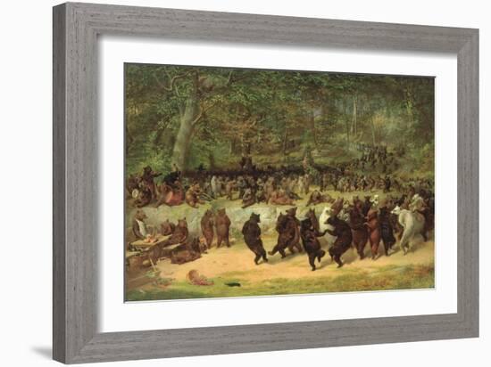 The Bear Dance-William Holbrook Beard-Framed Premium Giclee Print