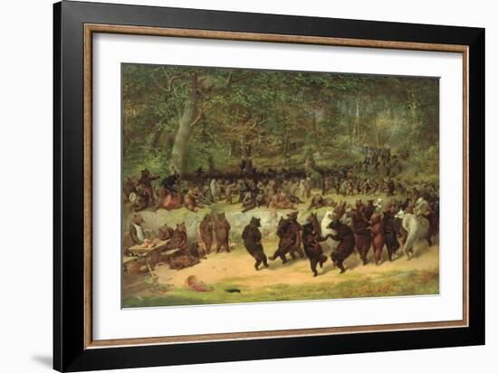 The Bear Dance-William Holbrook Beard-Framed Premium Giclee Print