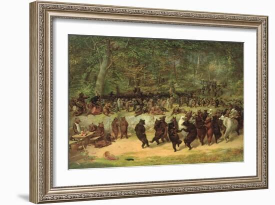 The Bear Dance-William Holbrook Beard-Framed Art Print