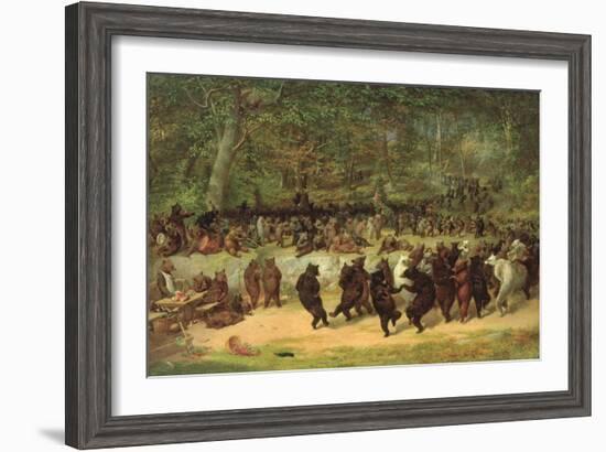 The Bear Dance-William Holbrook Beard-Framed Art Print