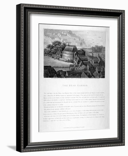 The Bear Garden, Southwark, London, 1810-null-Framed Giclee Print