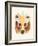 The Bear with the Paper Mask-Florent Bodart-Framed Giclee Print