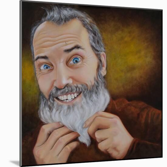 The Beard, 2022 (Oil on Canvas)-Maylee Christie-Mounted Giclee Print