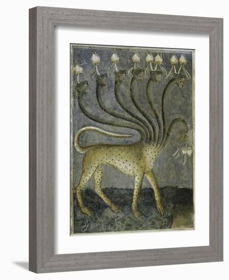 The Beast Comes Out of the Sea-Giusto De' Menabuoi-Framed Giclee Print