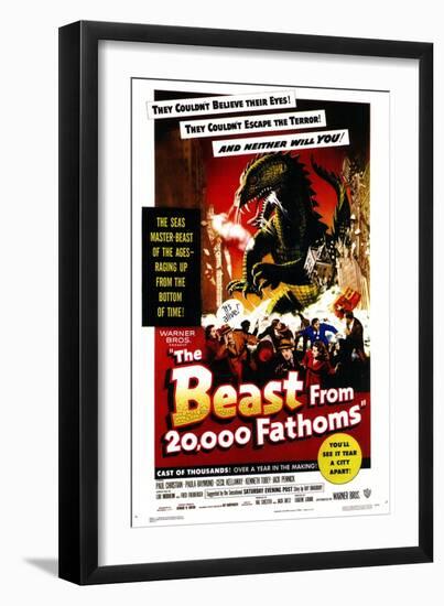 The Beast From 20,000 Fathoms, 1953-null-Framed Art Print