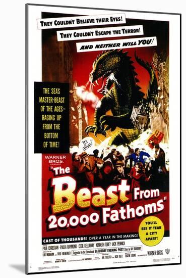 The Beast From 20,000 Fathoms, 1953-null-Mounted Art Print