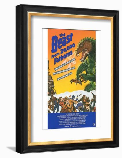 The Beast from 20,000 Fathoms - Movie Poster Reproduction-null-Framed Photo