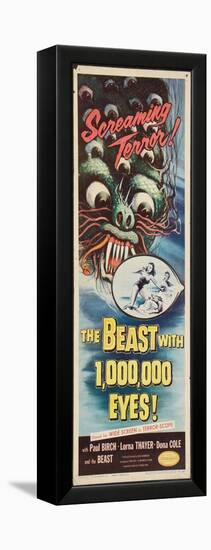 THE BEAST WITH A MILLION EYES, insert poster, 1955.-null-Framed Stretched Canvas