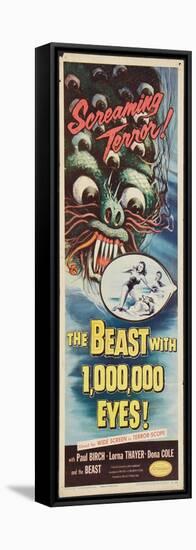 THE BEAST WITH A MILLION EYES, insert poster, 1955.-null-Framed Stretched Canvas