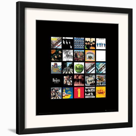 The Beatles: Album Collection Music Poster-null-Framed Art Print