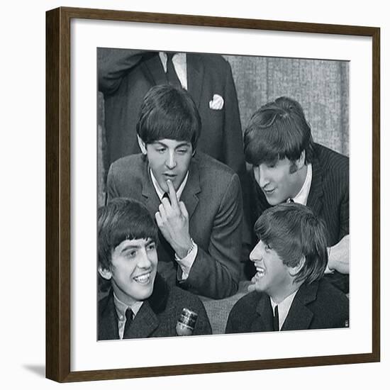 The Beatles III-British Pathe-Framed Giclee Print