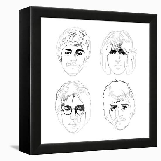 The Beatles-Logan Huxley-Framed Stretched Canvas