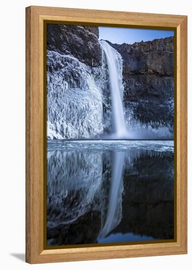 The Beautiful, 180+ Foot Palouse Falls in Eastern Washington State-Ben Herndon-Framed Premier Image Canvas