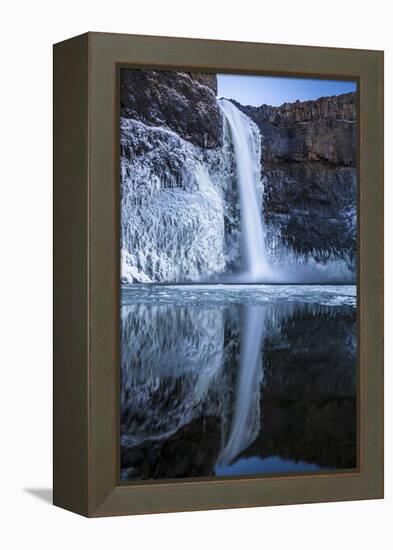 The Beautiful, 180+ Foot Palouse Falls in Eastern Washington State-Ben Herndon-Framed Premier Image Canvas