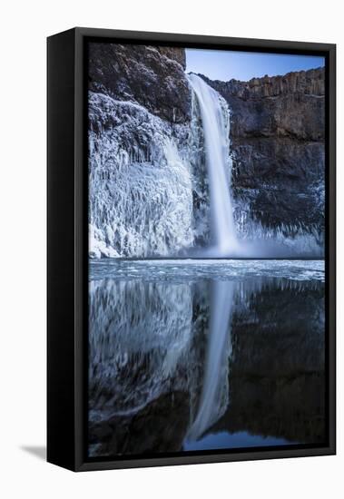 The Beautiful, 180+ Foot Palouse Falls in Eastern Washington State-Ben Herndon-Framed Premier Image Canvas