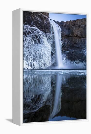 The Beautiful, 180+ Foot Palouse Falls in Eastern Washington State-Ben Herndon-Framed Premier Image Canvas