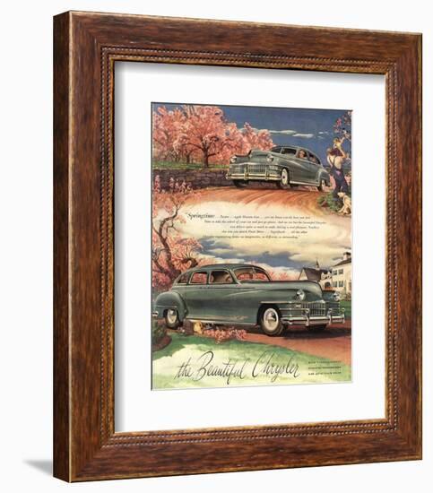 The Beautiful Chrysler II-null-Framed Art Print