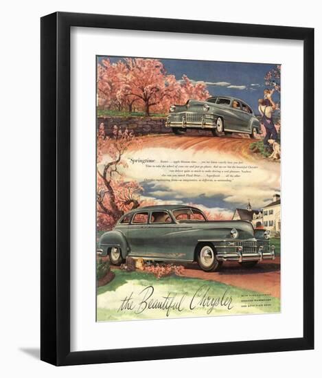 The Beautiful Chrysler II-null-Framed Art Print