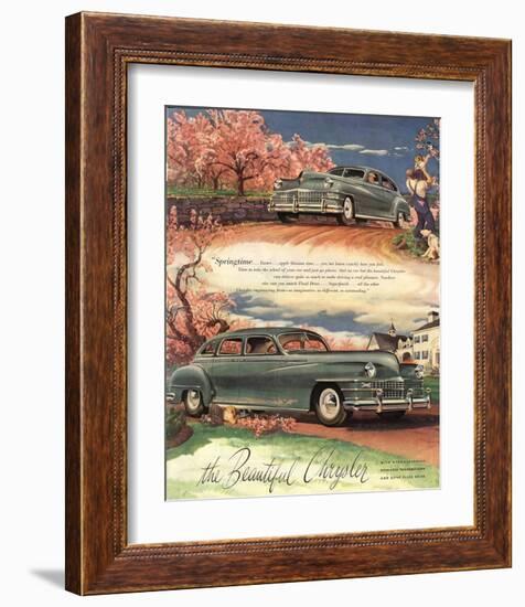 The Beautiful Chrysler II-null-Framed Art Print