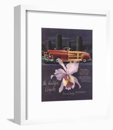 The Beautiful Chrysler-Orchid-null-Framed Art Print