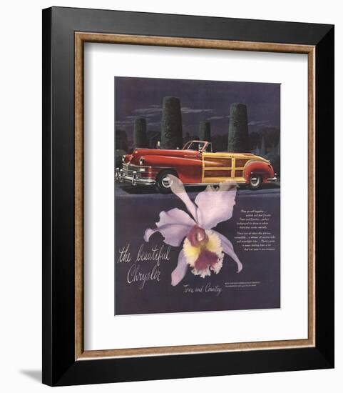 The Beautiful Chrysler-Orchid-null-Framed Art Print