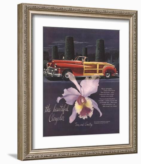 The Beautiful Chrysler-Orchid-null-Framed Art Print