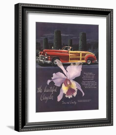 The Beautiful Chrysler-Orchid-null-Framed Art Print