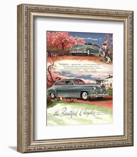 The Beautiful Chrysler-null-Framed Art Print