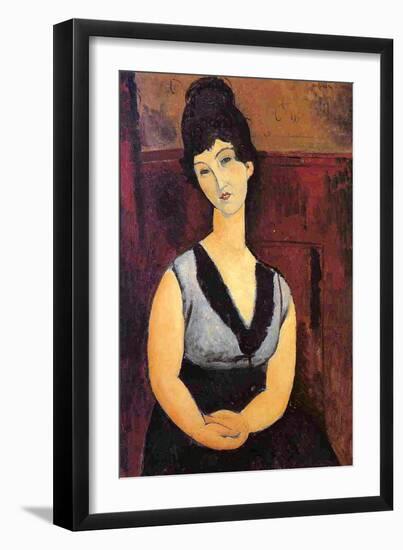 The Beautiful Confectioner, 1916-Amedeo Modigliani-Framed Giclee Print