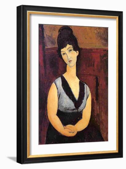 The Beautiful Confectioner, 1916-Amedeo Modigliani-Framed Giclee Print