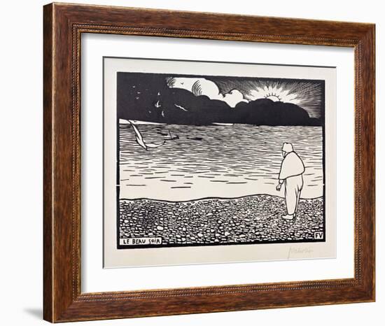 The Beautiful Evening-Félix Vallotton-Framed Giclee Print