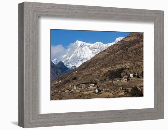 The Beautiful Village of Laya in the Himalayas, Bhutan, Asia-Alex Treadway-Framed Photographic Print