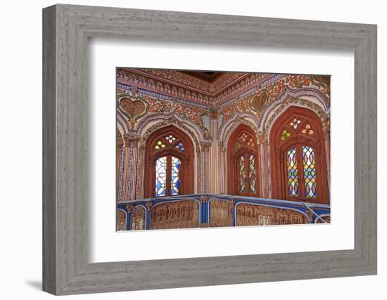 The Beautiful Woodwork in Chiniot Palace in Pakistan-Yasir Nisar-Framed Photographic Print