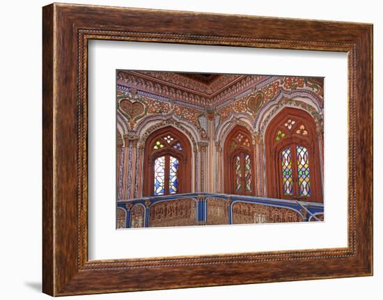 The Beautiful Woodwork in Chiniot Palace in Pakistan-Yasir Nisar-Framed Photographic Print