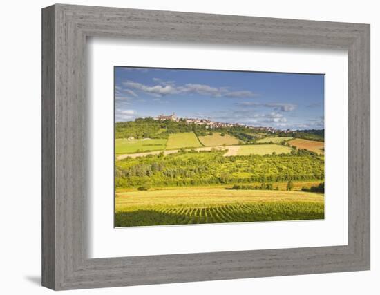 The Beaux Village De France of Vezelay in the Yonne Area, Burgundy, France, Europe-Julian Elliott-Framed Photographic Print