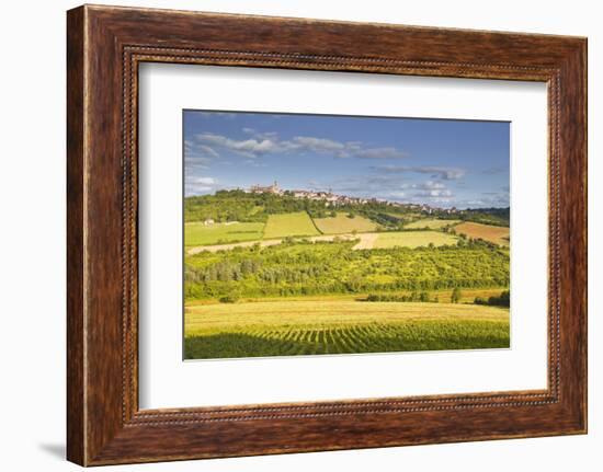 The Beaux Village De France of Vezelay in the Yonne Area, Burgundy, France, Europe-Julian Elliott-Framed Photographic Print