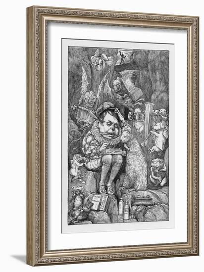 The Beaver's Lesson-Henry Holiday-Framed Art Print