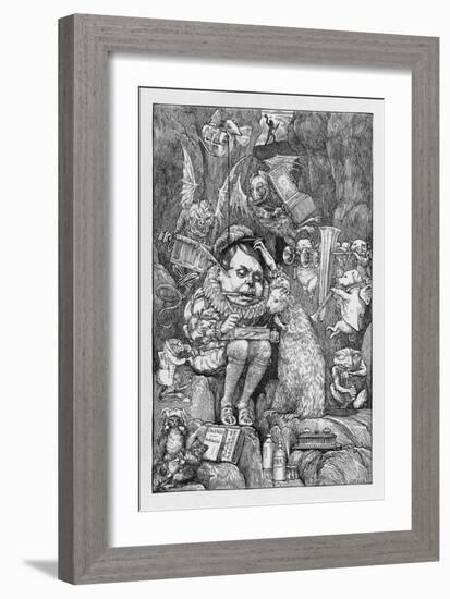 The Beaver's Lesson-Henry Holiday-Framed Art Print