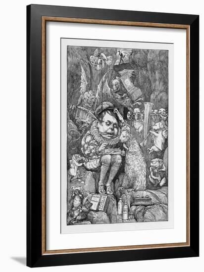 The Beaver's Lesson-Henry Holiday-Framed Art Print